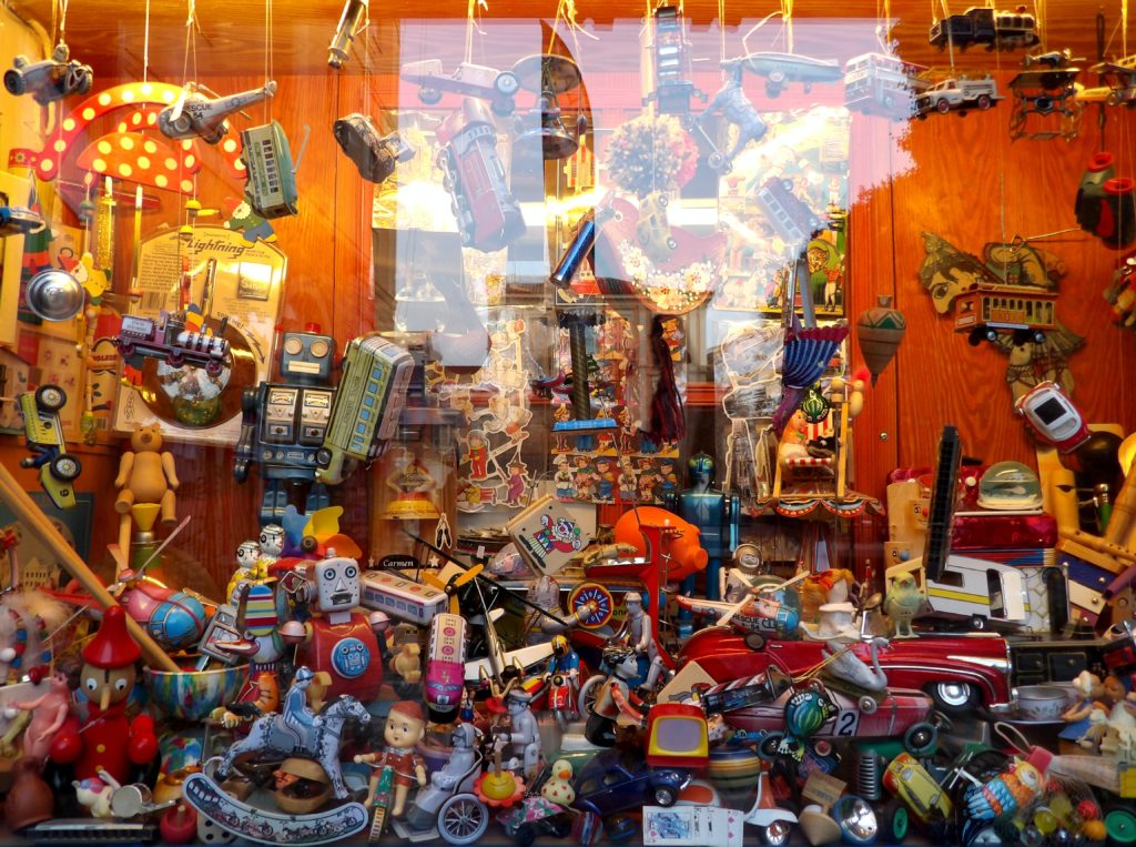 toy store window